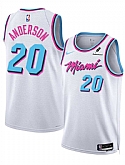Men's Miami Heat #20 Kyle Anderson White 2025 City Edition Stitched Jersey Dzhi,baseball caps,new era cap wholesale,wholesale hats